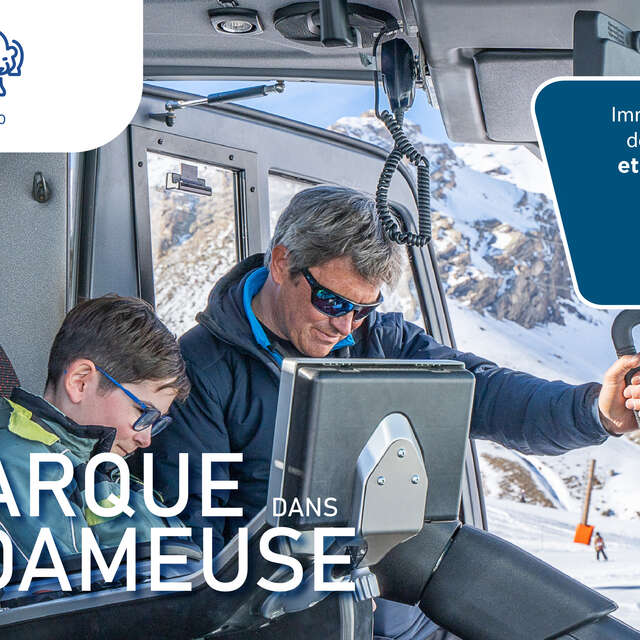 Embarque dans ma dameuse (sur tirage au sort)