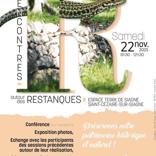 Rencontres autour des Restanques