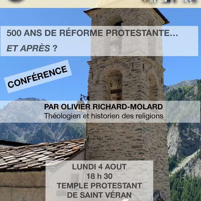 Conférence "500 ans de réforme protestante et après?"