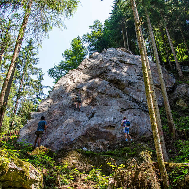 Rocher d'escalade des Mottets