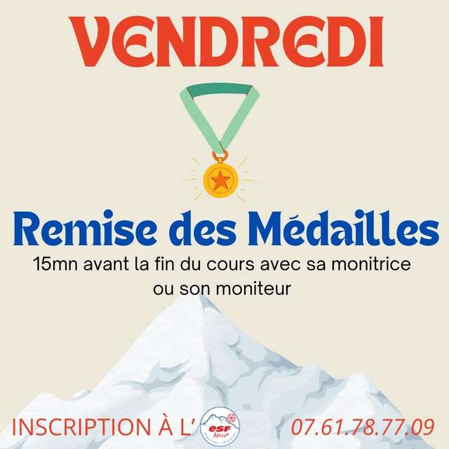 Remise des médailles