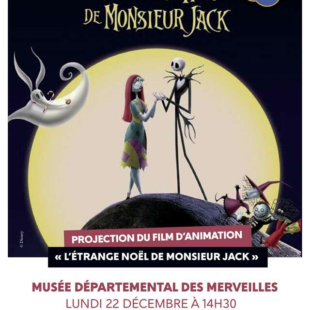 Projection du film d’animation "L'étrange Noël de Monsieur Jack" »