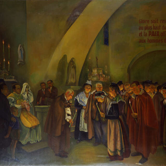 Messe de minuit traditionnelle avec cérémonie de pastrage