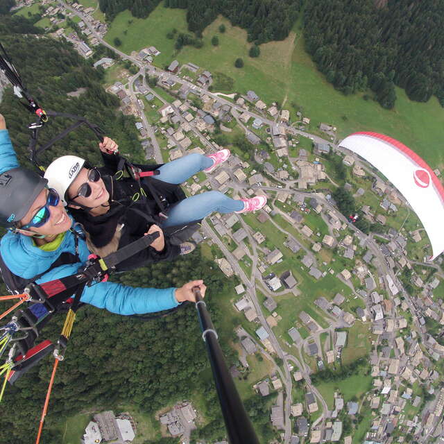 Double flight with ABC Paragliding School