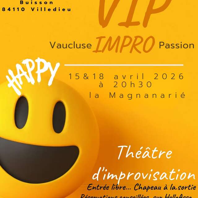Spectacle d'improvisation théâtrale à la Magnanarié