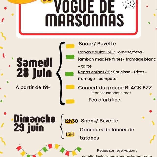Vogue de MARSONNAS