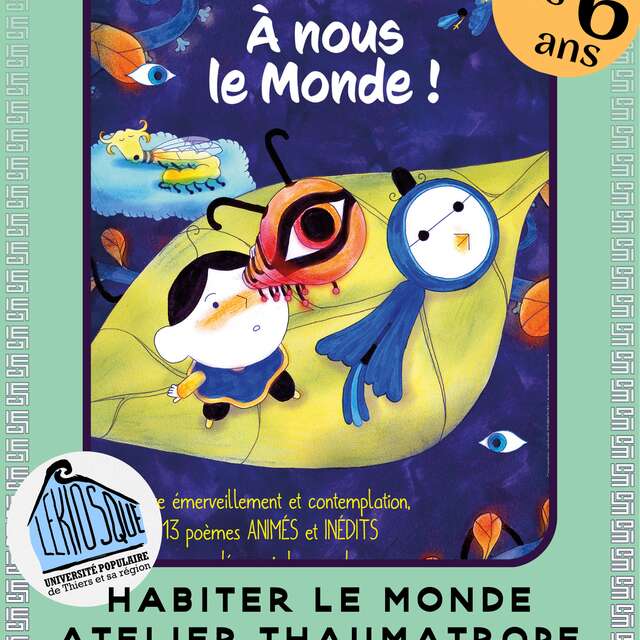 En sortant de l'école, à nous le monde - Atelier enfant thaumatrope