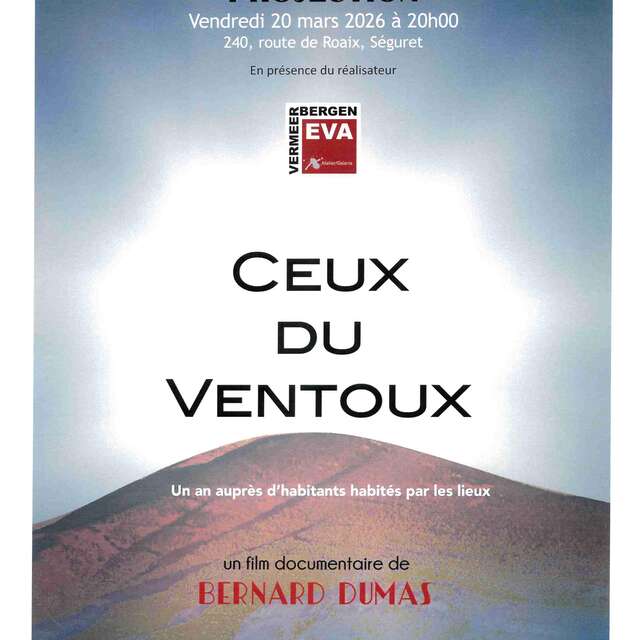 Projection d'un film documentaire "Ceux du Ventoux"