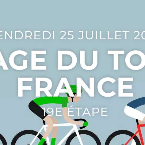 Passage de la 19ème étape pro du Tour de France