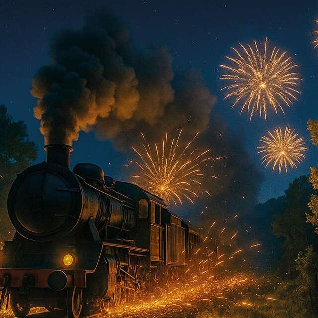 Le train aux mille étincelles