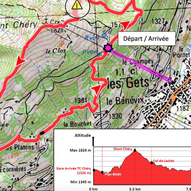 Trail 19-Rouge-Les Crêtes du Mont-Chéry