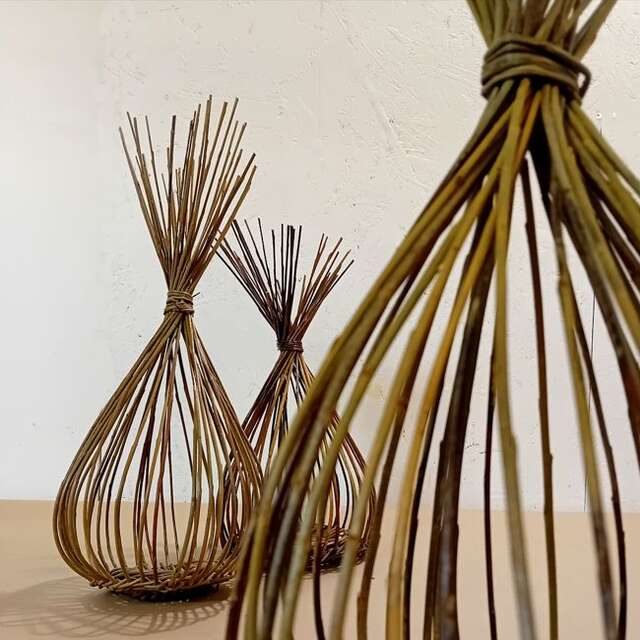 Ateliers Vannerie d’osier ajourée : Goutte Décorative avec Alexandra, proposé par APortée2Mains
