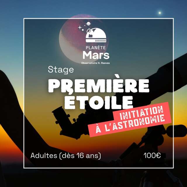 Stage Première Étoile : Initiation à l'astronomie