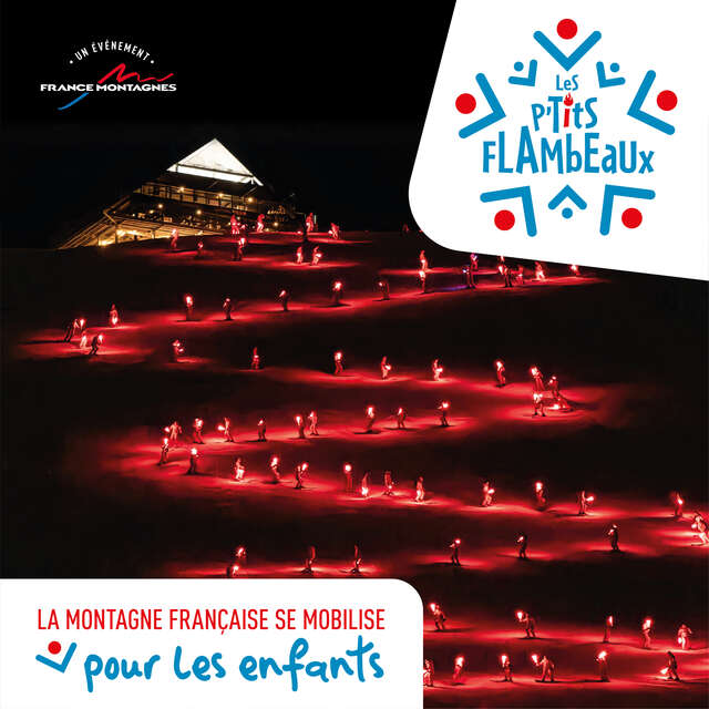 Descente aux flambeaux ESF nationale - les p'tits flambeaux