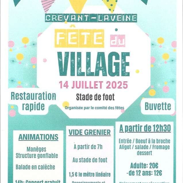 Fête de village - vide grenier