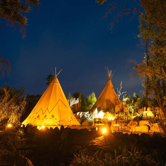 Les tipis du Ranch de la Mène