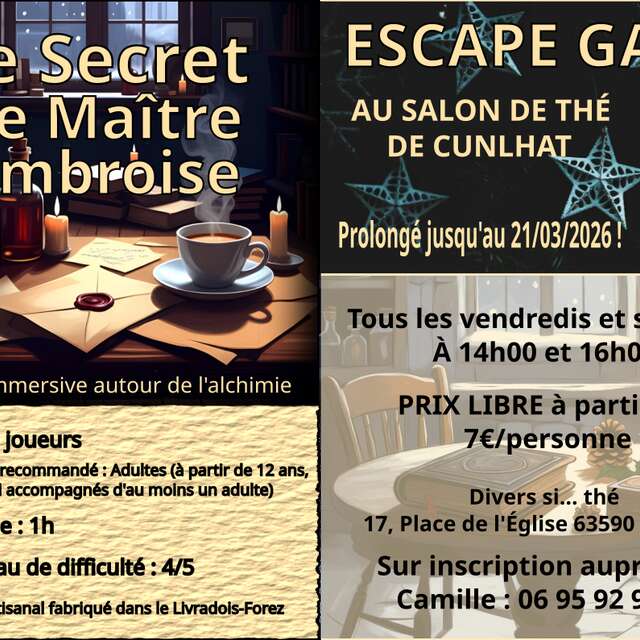 Escape Game - Le Secret de Maître Ambroise