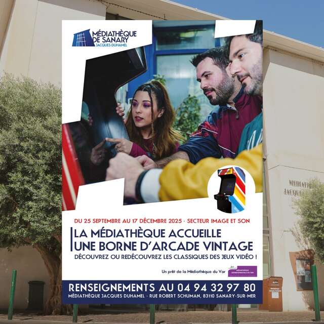 La Médiathèque accueille une borne d'arcade vintage