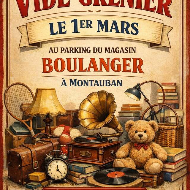 1er Grand Vide Grenier Couvert