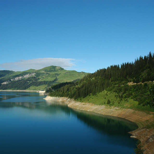 La retenue de Roselend