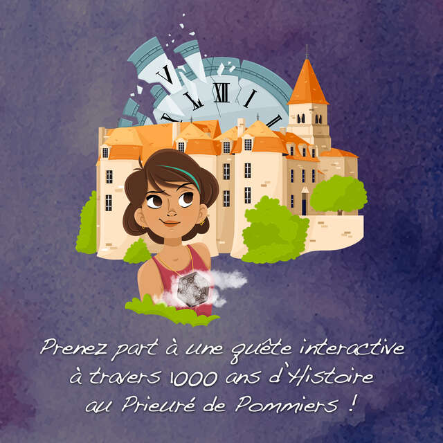 Quête numérique - Mille ans d'histoire au prieuré de Pommiers
