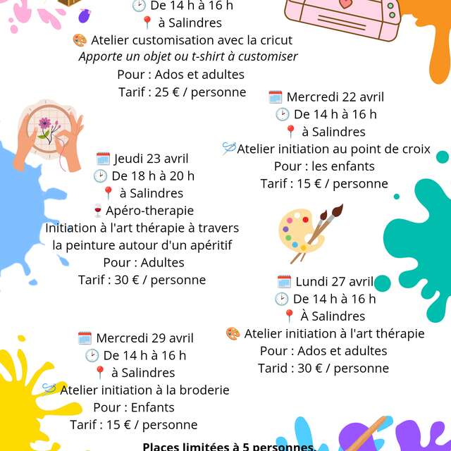 Atelier créatif customisation d'un objet avec Cricut