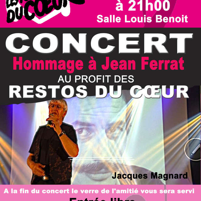 Concert au profit des Restos du coeur