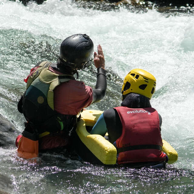 Hydrospeed sur la Dranse