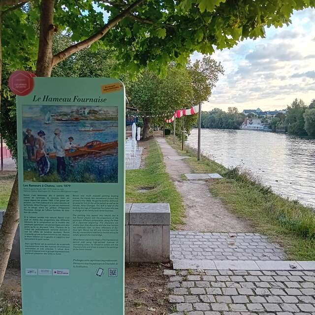 Chemin des Impressionnistes à Chatou