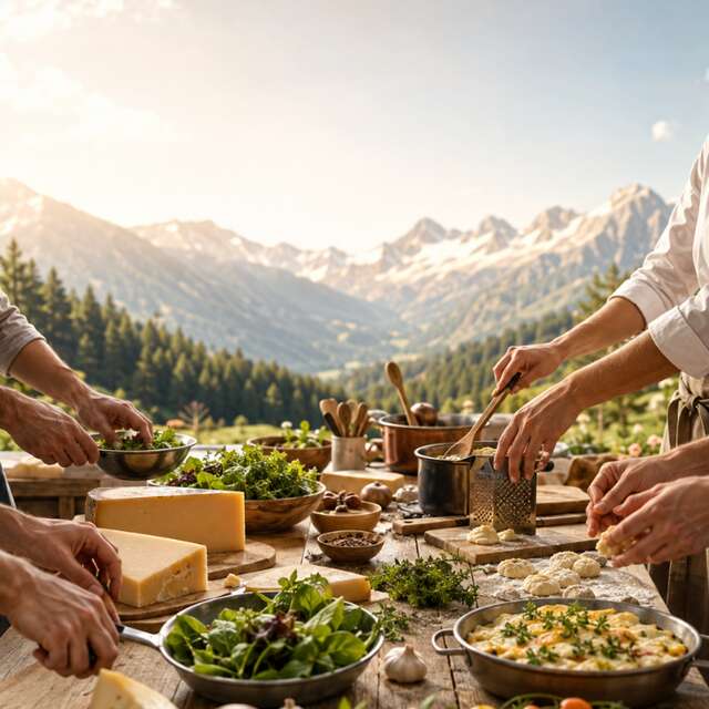Ateliers cuisine au sommet