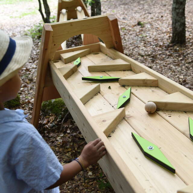 Roule ma boule - parcours de boule en bois