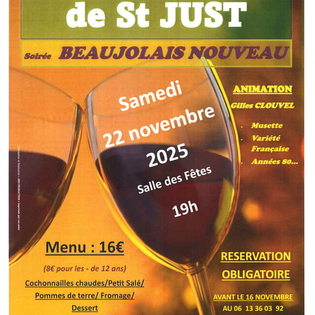 Soirée Beaujolais Nouveau