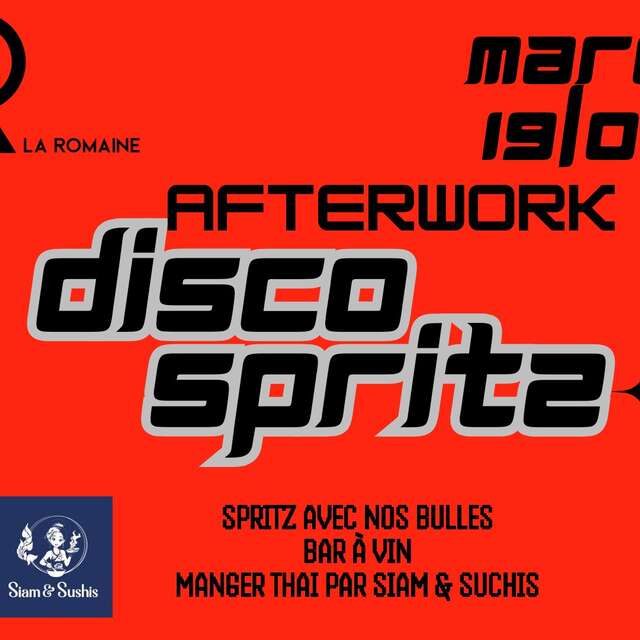 Afterwork 'DiscoSpritz' - Cave la Romaine