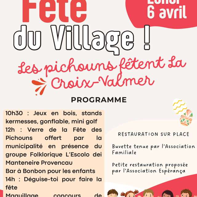 Fête du village : Les pichouns fêtent La Croix Valmer