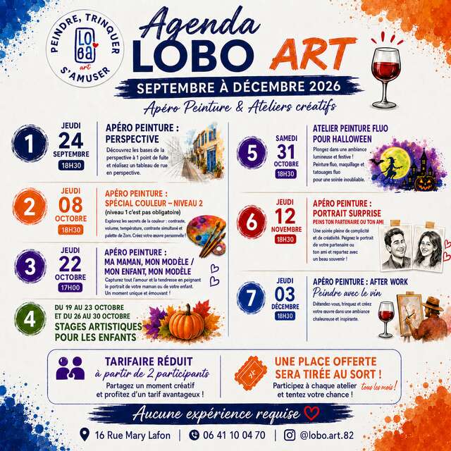 ✨ La agenda de otoño-invierno de LOBO ART ✨