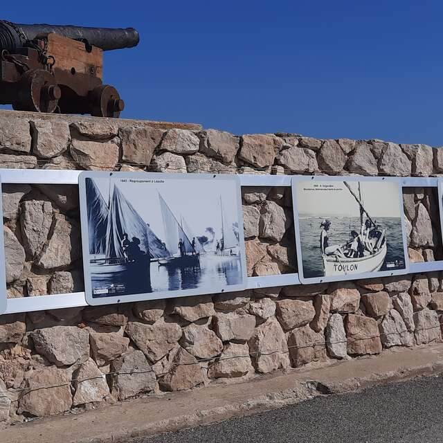 Exposition "Autour du pointu" sur le Port Miramar