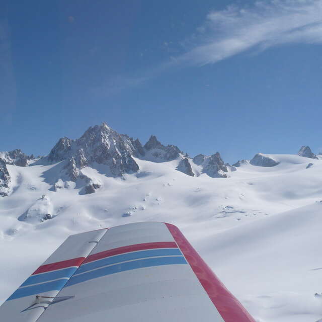 Airplane or helicopter flight