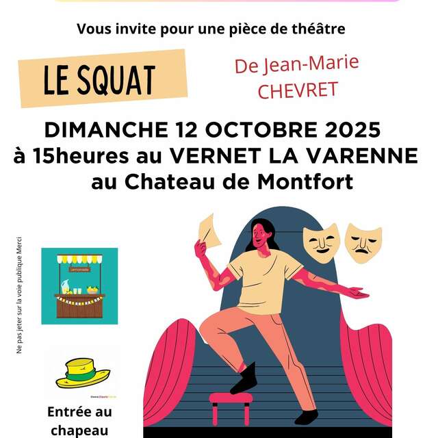 Pièce de Théâtre : Le Squat de Jean-Marie Chevret