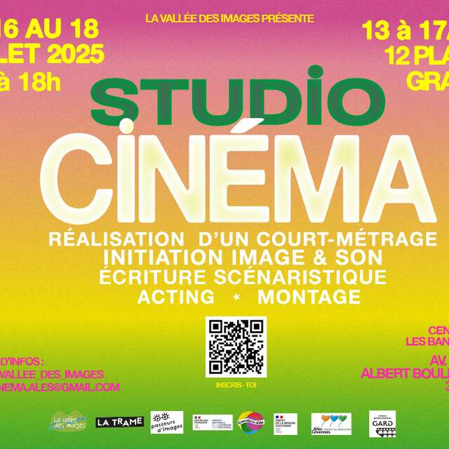 Trois jours d’initiation au cinéma - Le Studio