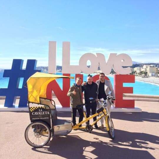 La Cavaleta, vélo taxi à Nice