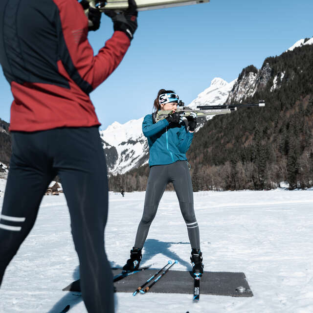 Biathlon 10 m rifle shooting: small group