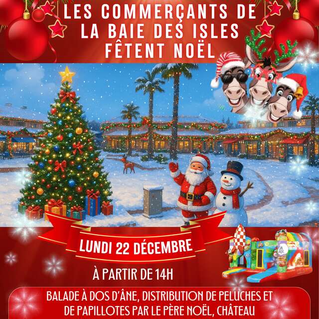 Les commerçants de la Baie des Isles fêtent Noël par La Londe & Co