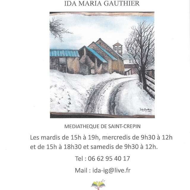 Exposition de peintures par Ida Maria Gauthier