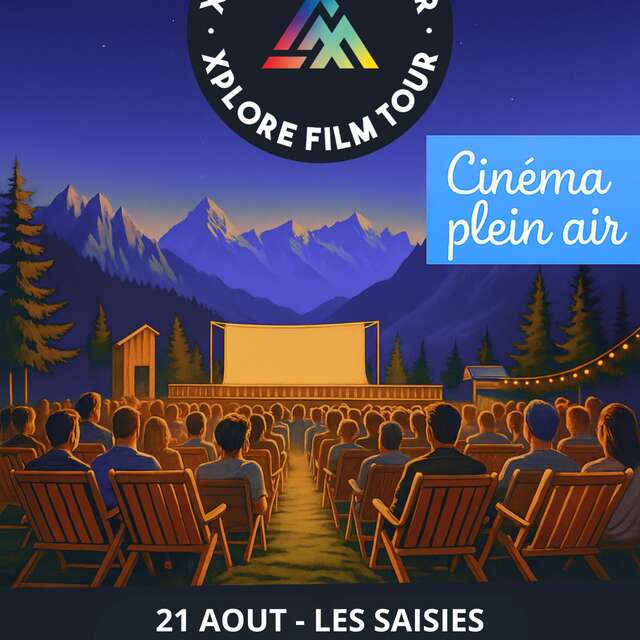 Xplore Alpes Festival Les Saisies - Projection film outdoor