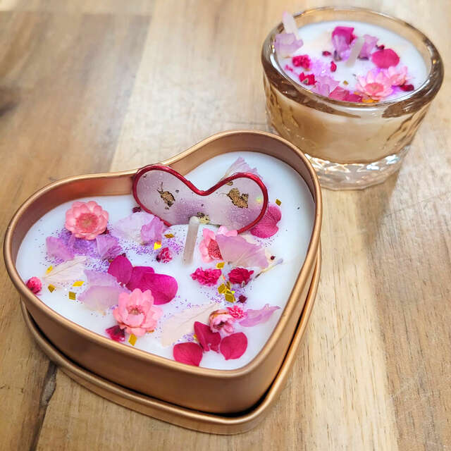 Atelier bougie fête des mères