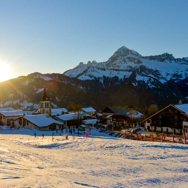 Sortie raquettes "Coucher de soleil sur le Mont Blanc"