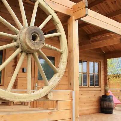 Chalet "Pyrénéen" à la ferme Cosméane