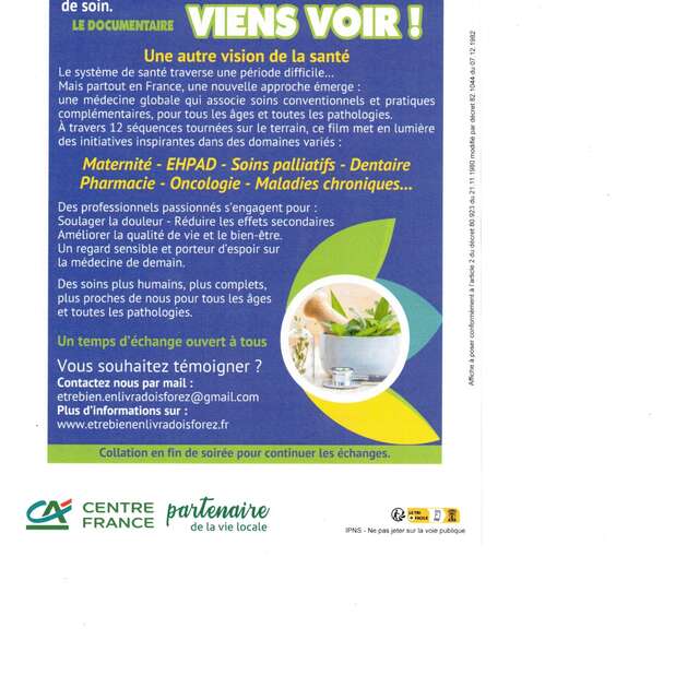 Projection documentaire - Viens voir