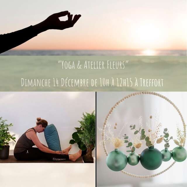 Atelier Yoga et composition florale