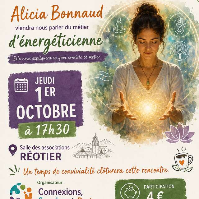 Conférence sur le métier d''énergéticienne avec Alicia Bonnaud